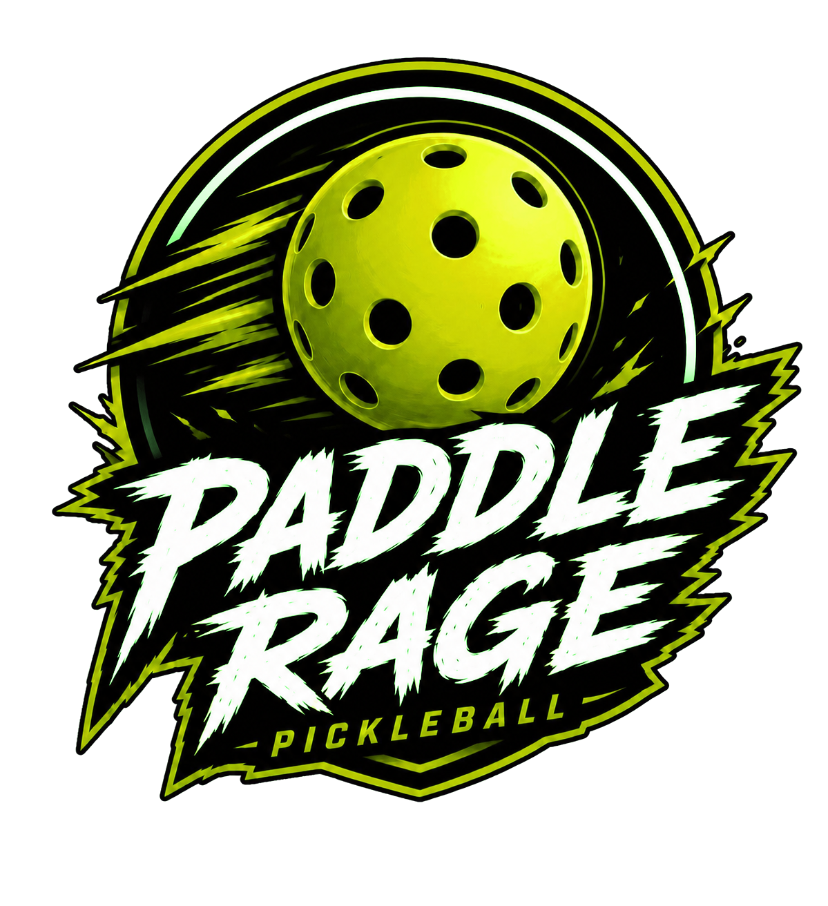 Paddle Rage Pickleball Logo
